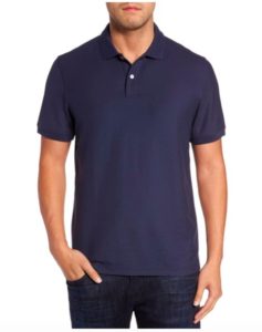 nordstrom mens pique polo navy