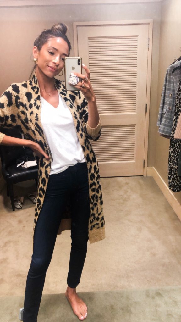 leopard cardigan