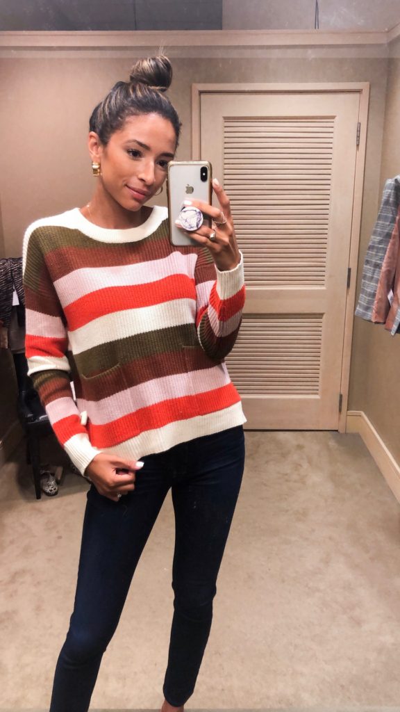 madewell striped sweater